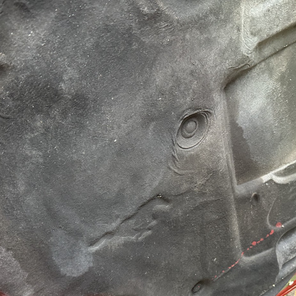 05-09 Ford Mustang Bright Red Hood Front W/ Hood Liner OEM