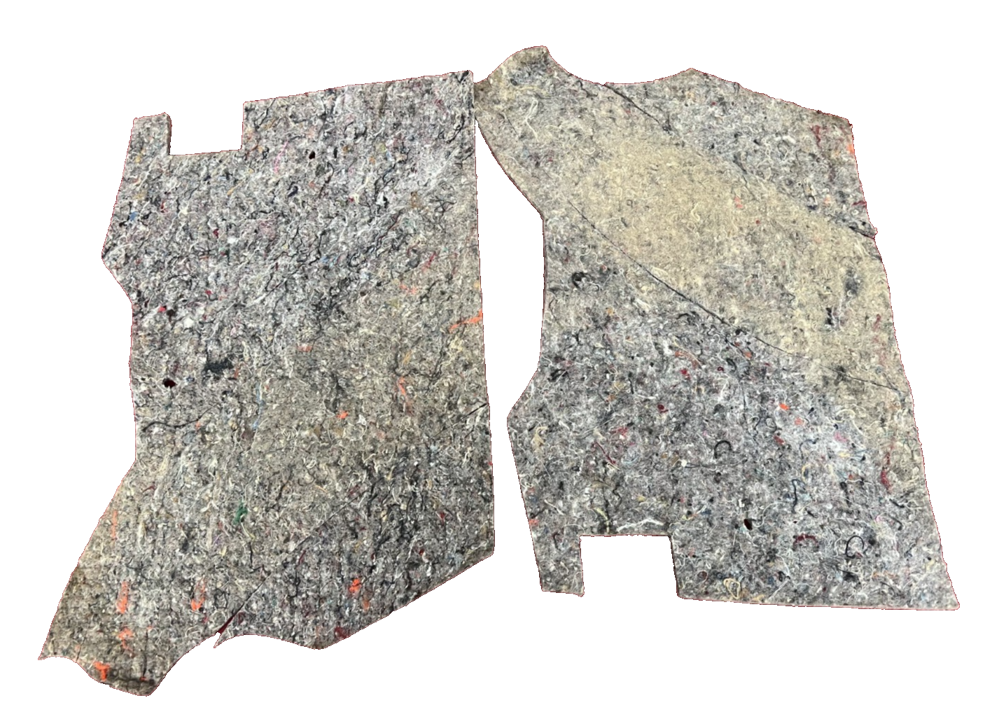 05-09 Ford Mustang Rear Window Lower Quarter Panel Sound Deadning Pair OEM