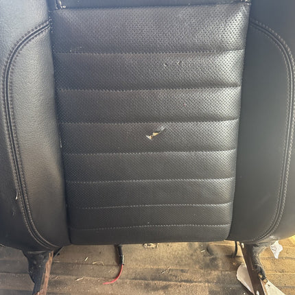 10-14 Ford Mustang Front Right RH Passenger Black Upper Seat Back Leather OEM