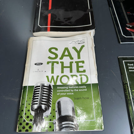 10-14 Ford Mustang Owner’s Manual With Book Guide OEM - From 2012 Mustang