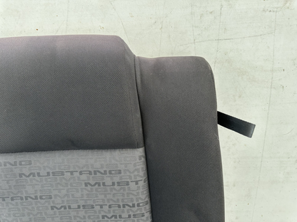 05-09 Ford Mustang Charcoal Black Cloth Rear Seat Complete No Brackets V6 OEM