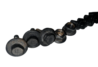 05-14 Ford Mustang COMPLETE Rear Seat Hardware Brackets Seatbelt With Bolts OEM 