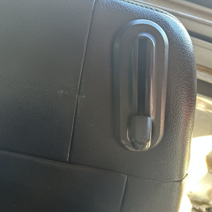 10-14 Ford Mustang Front Right RH Passenger Black Upper Seat Back Leather OEM