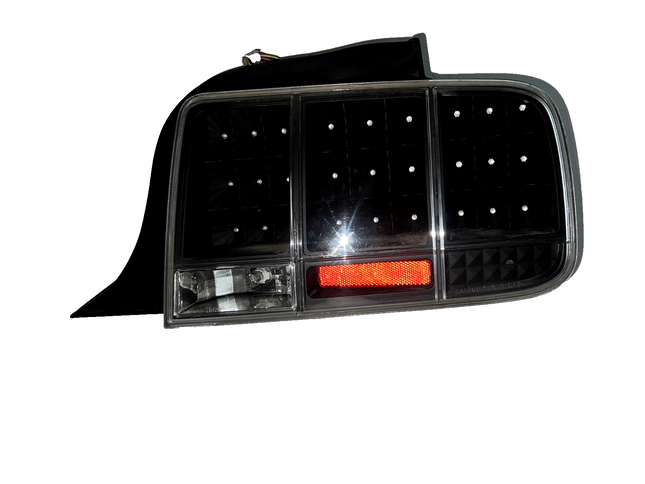 05-09 Ford Mustang Spec D LED Tail light With Wiring Pair LH RH With All Bulbs