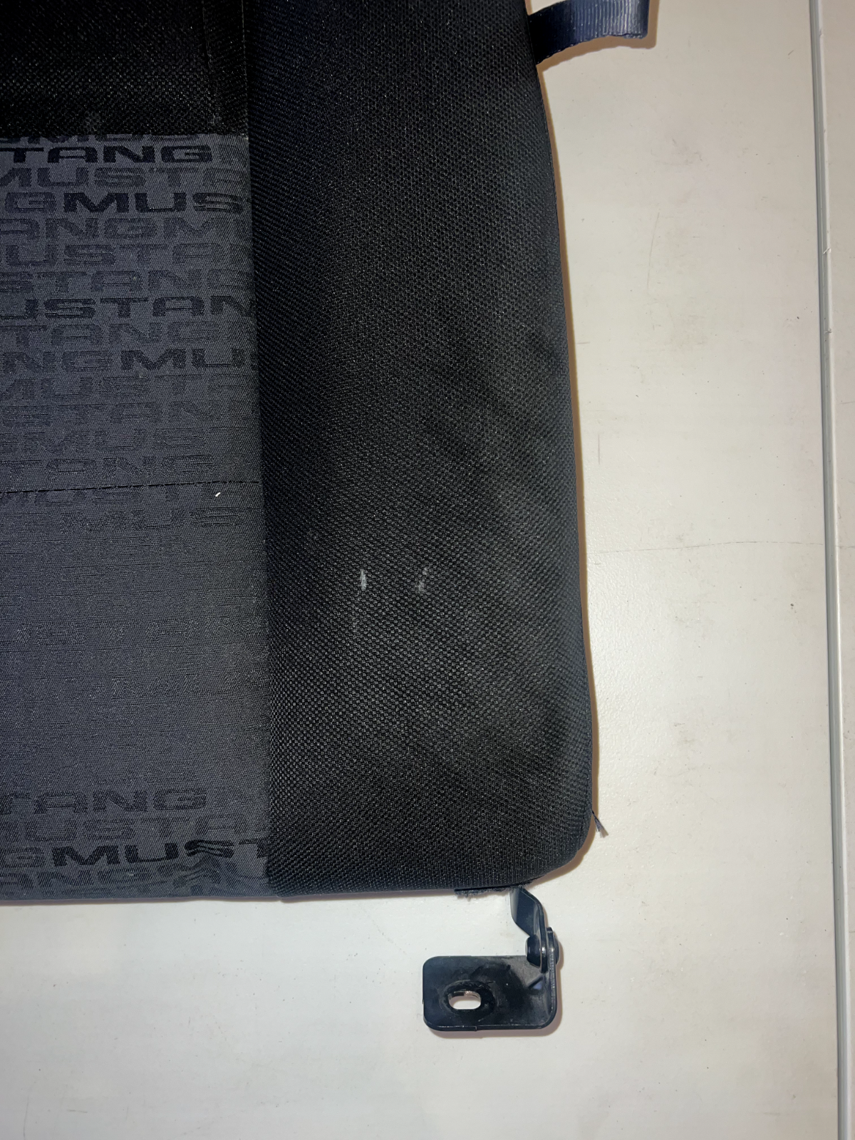 05-09 Ford Mustang Charcoal Black Cloth Seat Back RH Passenger OEM
