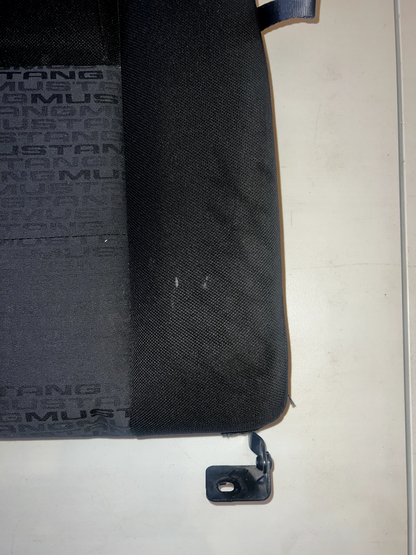 05-09 Ford Mustang Charcoal Black Cloth Seat Back RH Passenger OEM