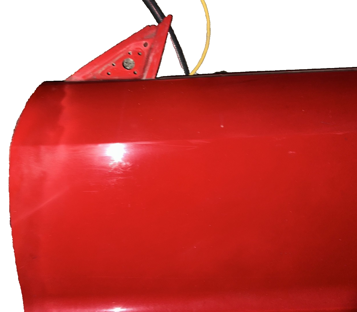 05-09 Ford Mustang Coupe Door Shell Bright Red W/ Stripe OEM LH Driver