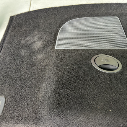 05-09 Ford Mustang Upper Trunk Rear Deck Carpet Black Speaker Trim Panel OEM