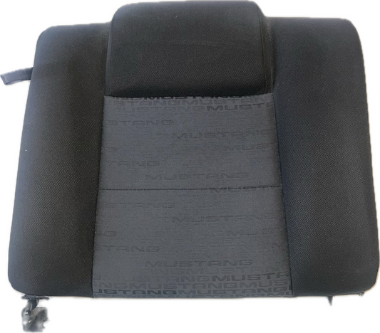 05-09 Ford Mustang Charcoal Black Cloth Seat Back RH Passenger OEM