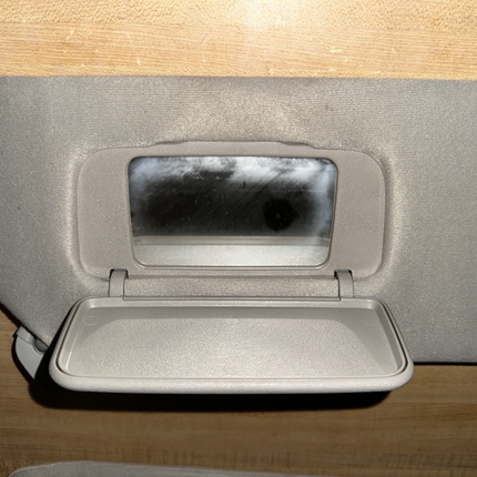 02-06 Toyota Camry Sun Visors Shades Covers Factory Gray OEM