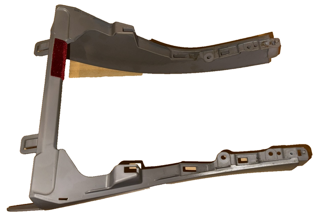 02-06 Toyota Camry Center Lower Dash Console Panel Trim OEM Gray