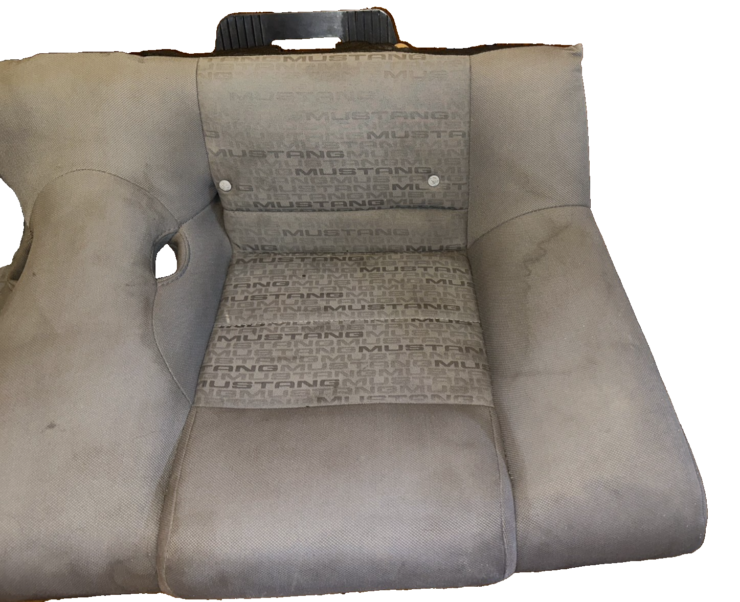 05-09 Ford Mustang Dove Grey Cloth Rear Seat Bottom OEM