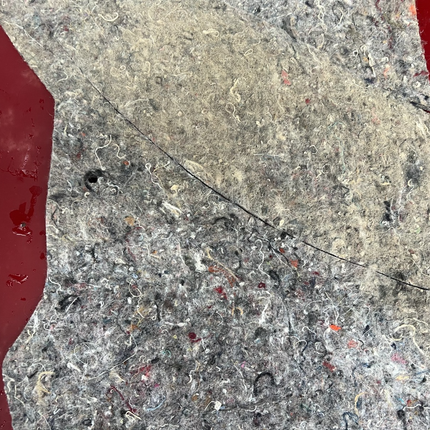 05-09 Ford Mustang Rear Window Lower Quarter Panel Sound Deadning Pair OEM