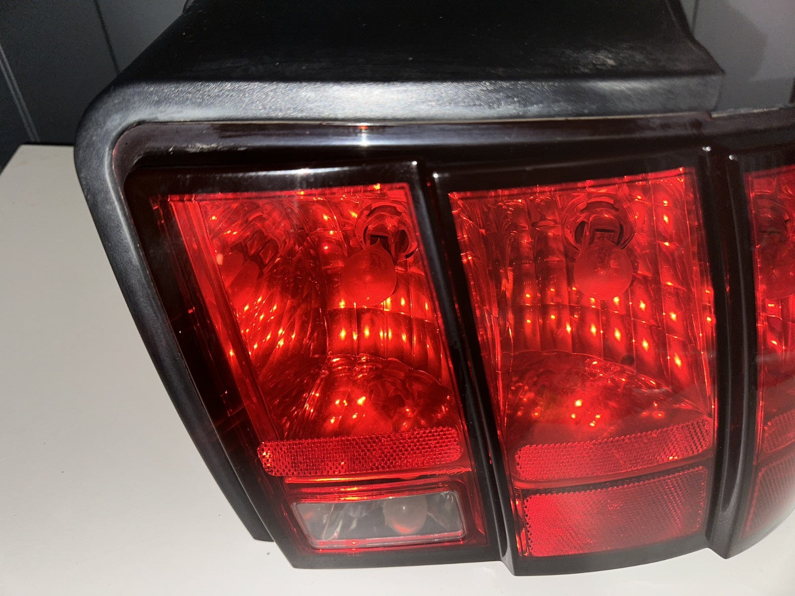 99-04 Ford Mustang Tail Lamps Tail Lights OEM With Bulbs And Wiring