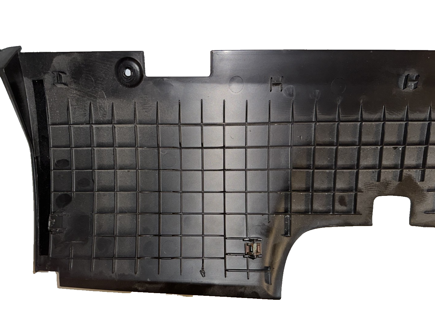 10-14 Ford Mustang Interior Knee Bolster Trim Panel Charcoal Black OEM