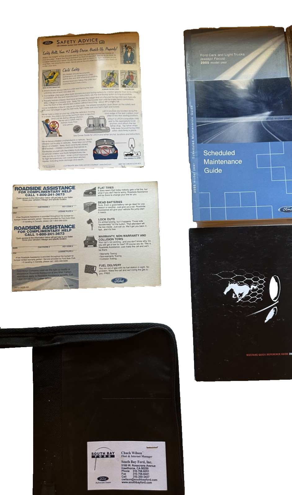 05-09 Ford Mustang Owner’s Manual OEM - From 2005 Mustang