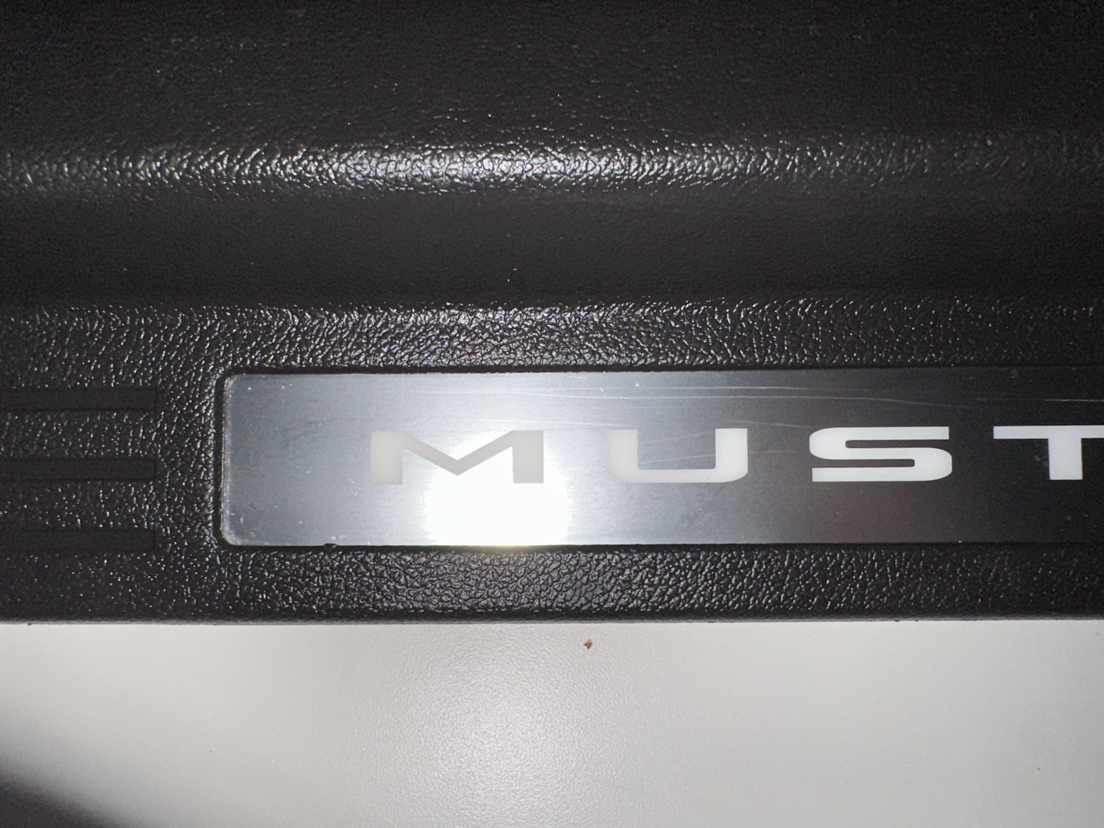 10-14 Ford Mustang Door Sill Trim Premium myColor Black RH LH Pair Set OEM