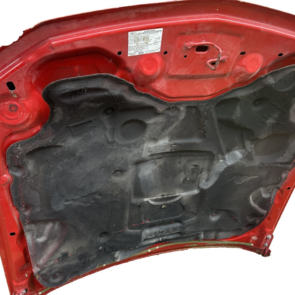 05-09 Ford Mustang Bright Red Hood Front W/ Hood Liner OEM