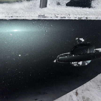 2002-2006 Toyota Camry Rear Left Driver Exterior Door Complete Dark Green OEM