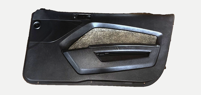 10-14 Mustang Door Panel Charcoal Black RH Passenger Side OEM