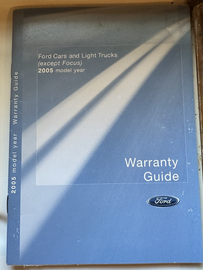 05-09 Ford Mustang Owner’s Manual OEM - From 2005 Mustang