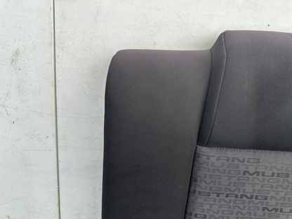 05-09 Ford Mustang Charcoal Black Cloth Rear Seat No Brackets V6 Pattern OEM