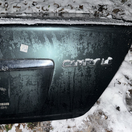 02-06 Toyota Camry Trunk Deck Lid Dark Green Complete Trunklid OEM