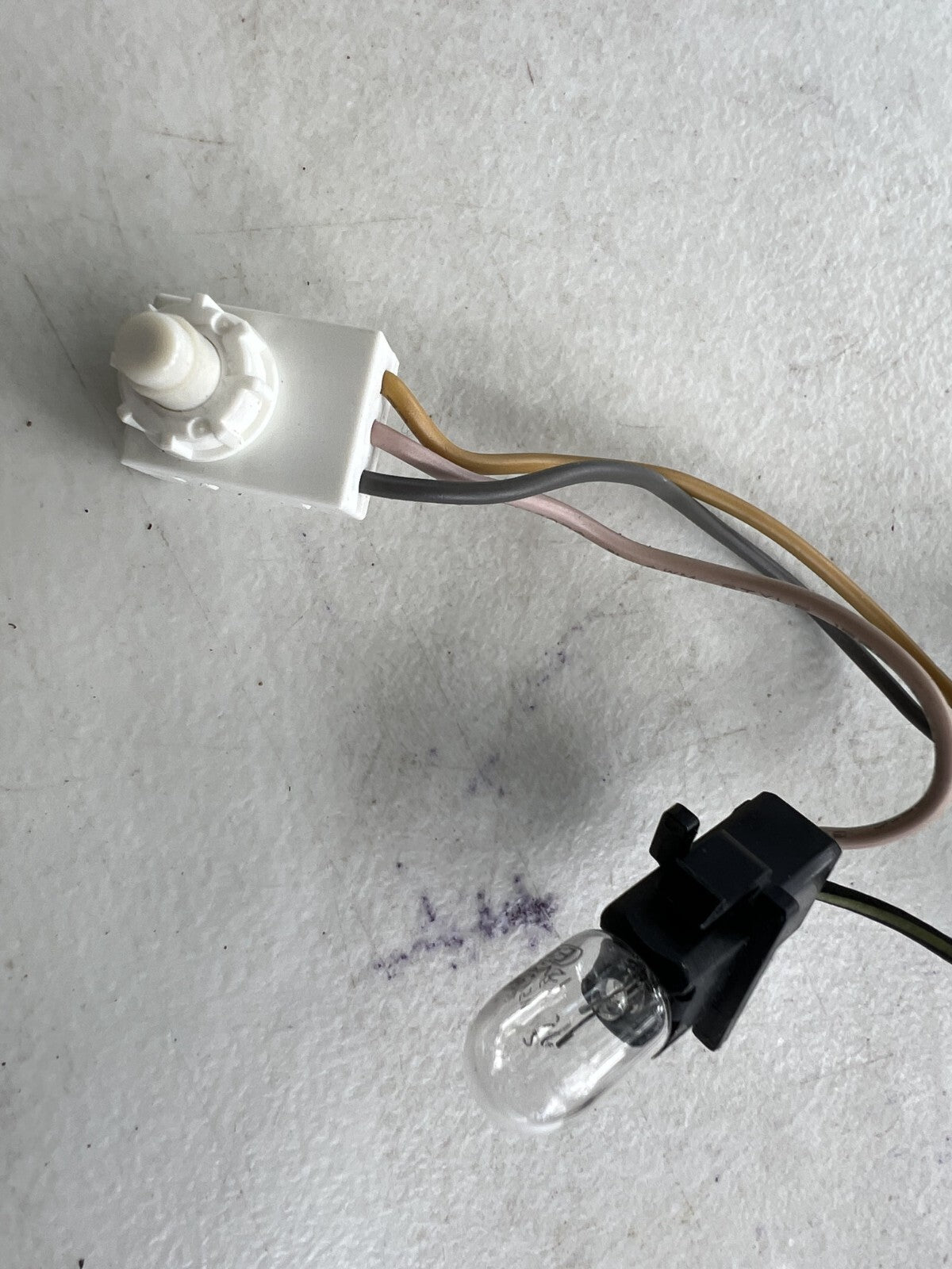 10-14 Ford Mustang Headliner Dome Light Small Wiring Harness OEM