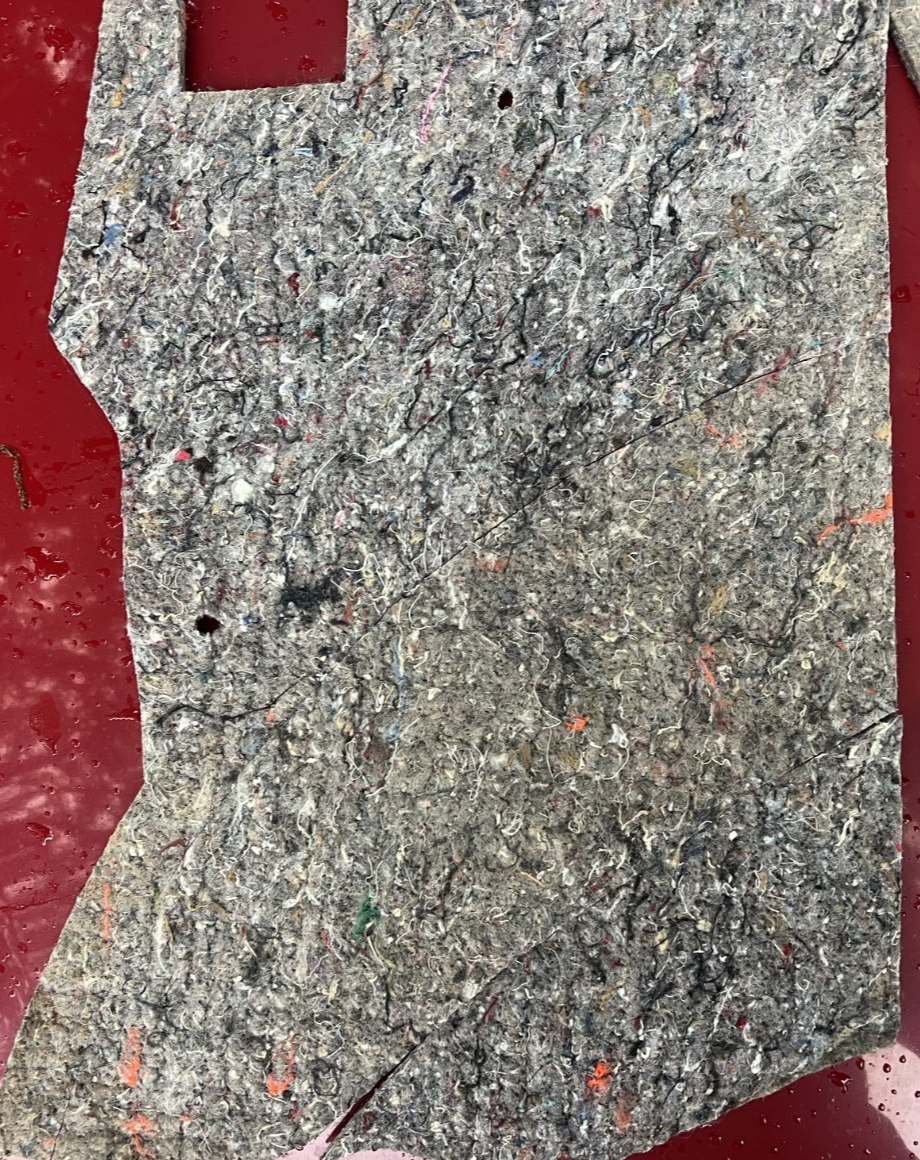 05-09 Ford Mustang Rear Window Lower Quarter Panel Sound Deadning Pair OEM