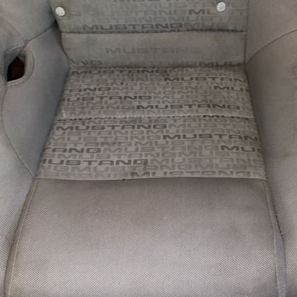 05-09 Ford Mustang Dove Grey Cloth Rear Seat Bottom OEM