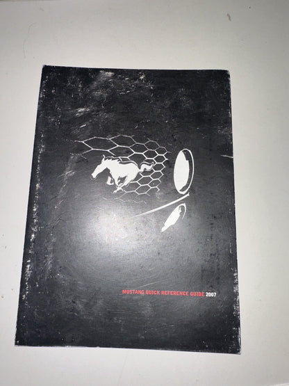 05-09 Ford Mustang Owner’s Manual With Book OEM - From 2007 Mustang