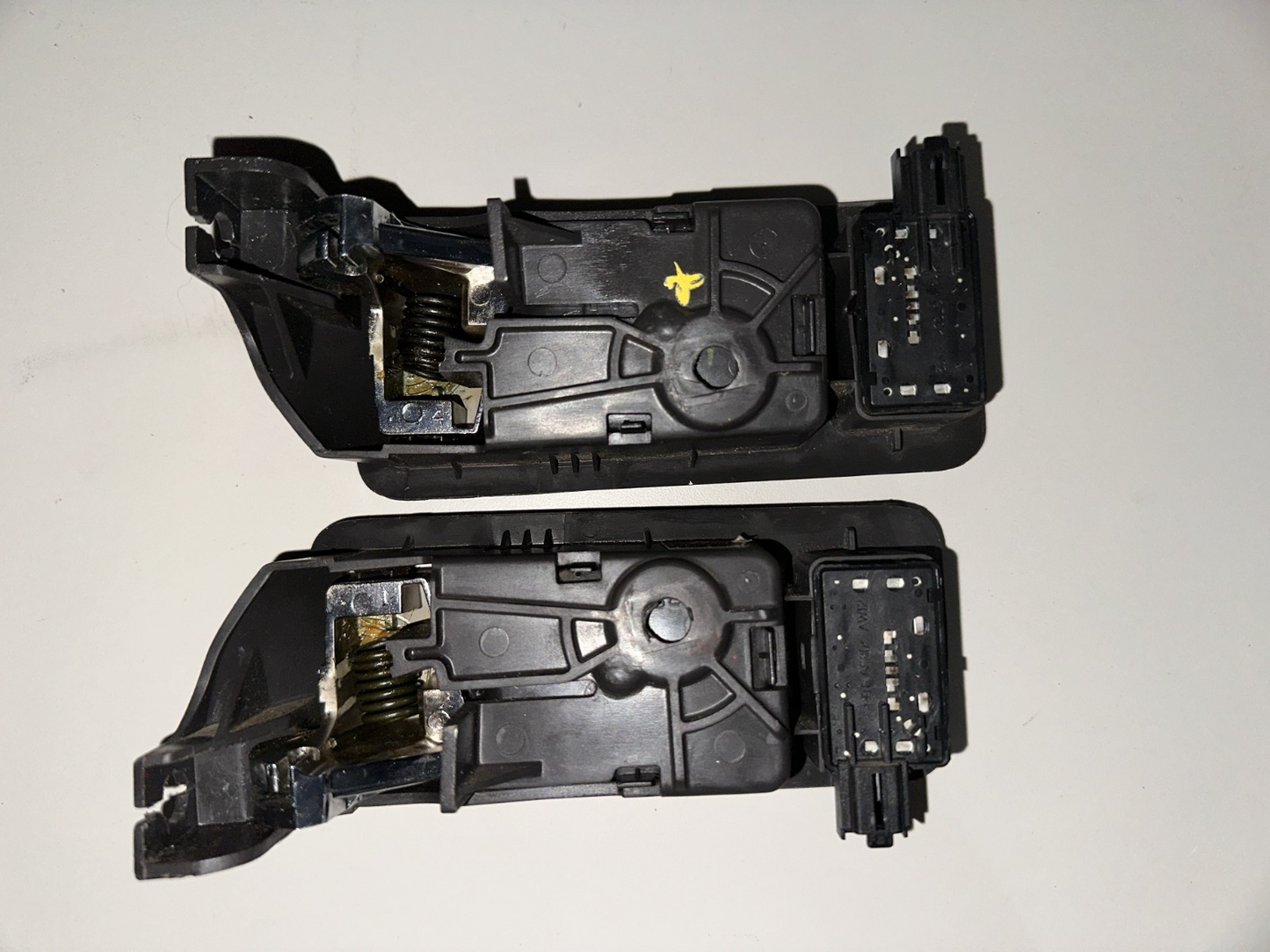 10-14 Ford Mustang LH RH Driver Passenger Pair Interior Chrome Door Handles OEM