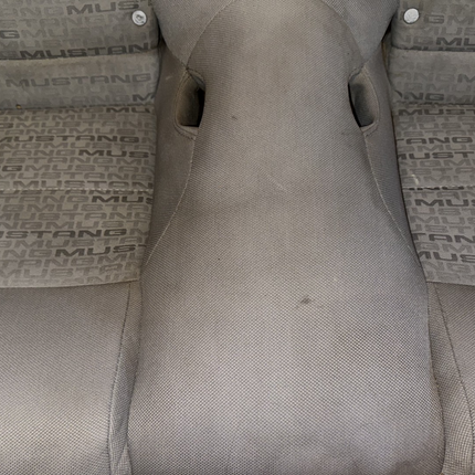 05-09 Ford Mustang Dove Grey Cloth Rear Seat Bottom OEM