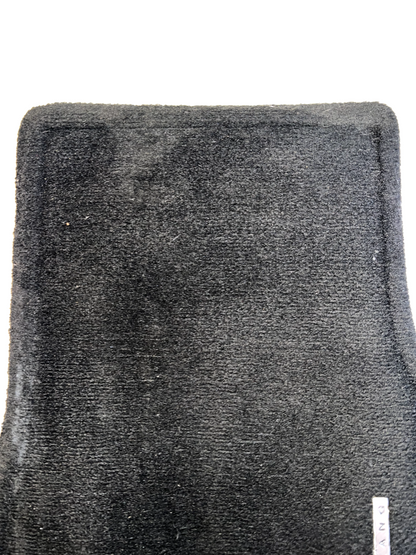 05-09 Ford Mustang Black Carpet Floor Mats OEM Pair With Silver MUSTANG Emblem 