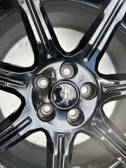 18-21 Ford Mustang Wheel Rim 19x8-1/2 Aluminum 7 Spoke Gloss Black OEM