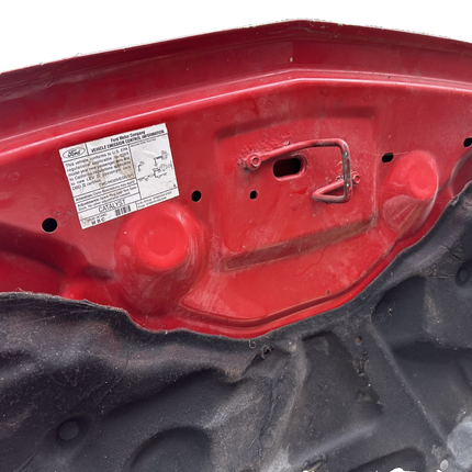 05-09 Ford Mustang Bright Red Hood Front W/ Hood Liner OEM