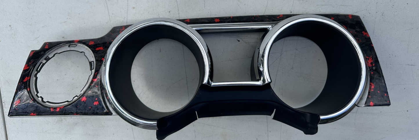 05-09 Ford Mustang Premium Forged Carbon Overlay Dash Trim Bezel Trim Set OEM