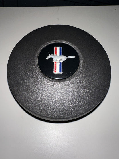 05-09 Ford Mustang Steering Wheel Horn Button OEM With Horse Center Emblem