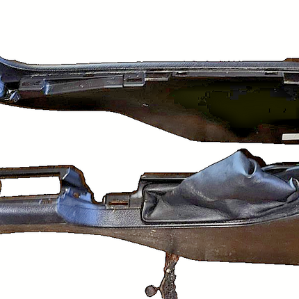 10-14 Ford Mustang Front Center Floor Console Lid OEM myColor Black