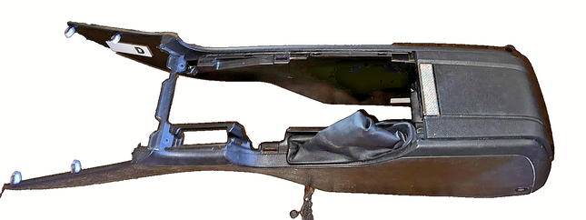 10-14 Ford Mustang Front Center Floor Console Lid OEM myColor Black