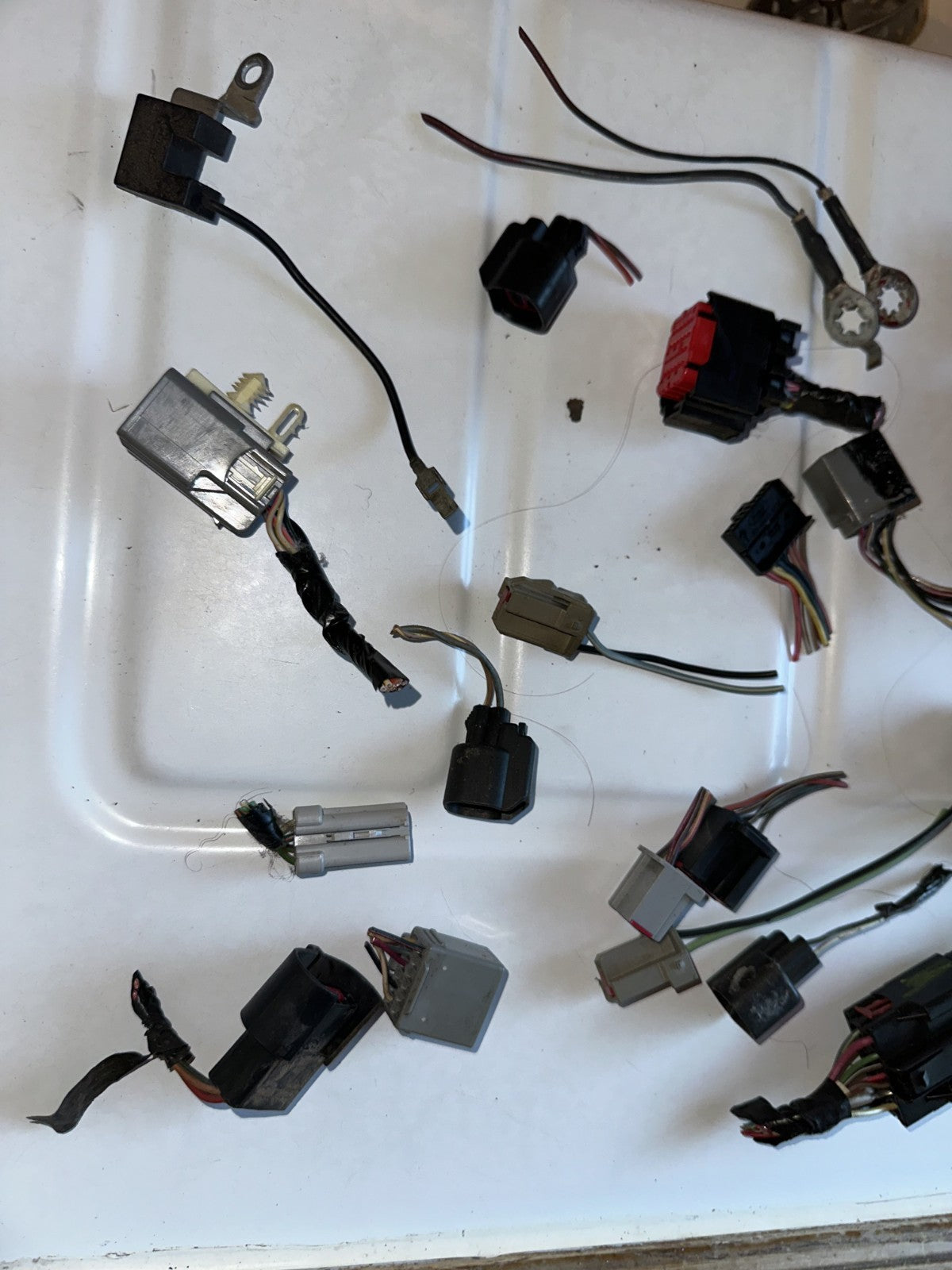 05-09 Ford Mustang Misc. Selection Of Wiring Plugs OEM - From 05 Coupe Mustang