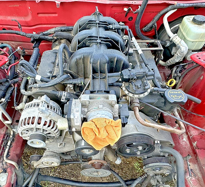 2005 Red Ford Mustang Coupe V6 4.0L Donor Vehicle W/ GREAT DRIVETRAIN & Title