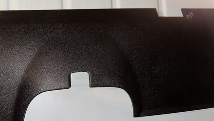 10-14 Ford Mustang Interior Knee Bolster Trim Panel Charcoal Black OEM