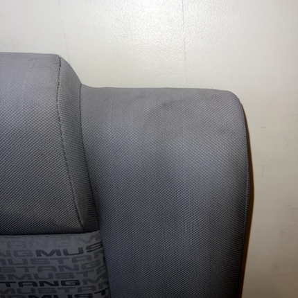 05-09 Ford Mustang Dove Grey Cloth Seat Back RH Passenger OEM 
