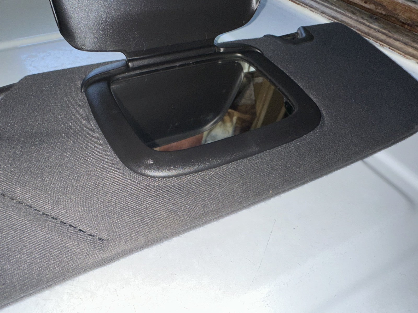 05-09 Ford Mustang Coupe Sun Visor RH LH Driver Passenger Side OEM Black Cloth