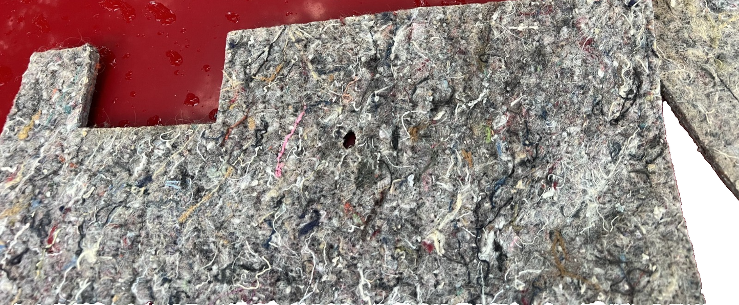 05-09 Ford Mustang Rear Window Lower Quarter Panel Sound Deadning Pair OEM