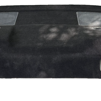 05-09 Ford Mustang Upper Trunk Rear Deck Carpet Black Speaker Trim Panel OEM