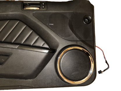 10-14 Mustang Door Panels Charcoal Black Pair LH RH Driver Passenger Side OEM