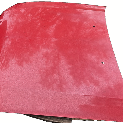 05-09 Ford Mustang Bright Red Hood Front W/ Hood Liner OEM