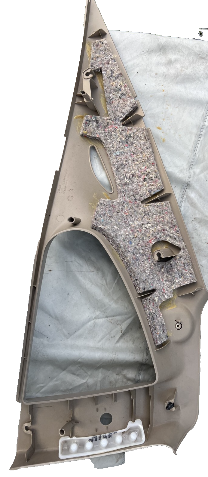 99-04 Ford Mustang RH Rear Upper Angel Wing Panel Tan OEM YR33-6351987-A